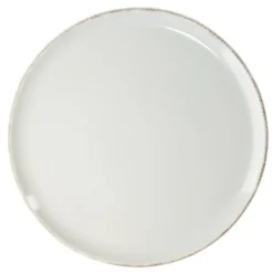 Assiette plate Lisbonne en grès gris Ø27cm