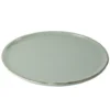 Assiette plate Lisbonne en grès vert Ø27cm