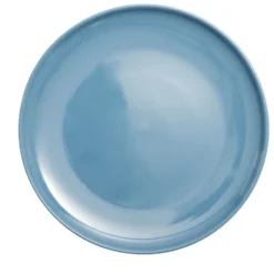 Assiette plate Oslo en grès bleu Ø27cm