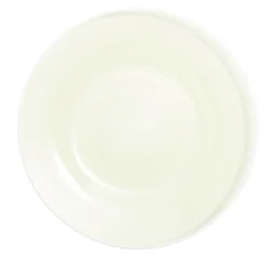Assiette plate ronde liseré blanc verre transparent vert sauge Ø26cm