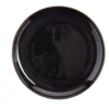 Assiette plate ronde Oslo faïence noire Ø27cm