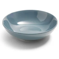 Assiette à soupe Madrid grès bleu Ø20cm