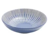 Assiette à soupe Rio faïence bleue et blanche Ø20cm