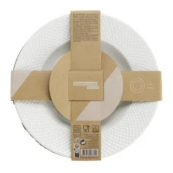 Assiette à soupe x4 porcelaine blanche Ø22cm