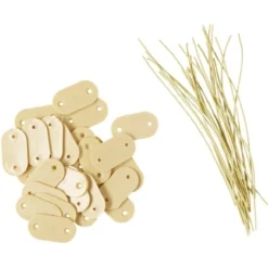 Attache canisse beige L15 cm x10