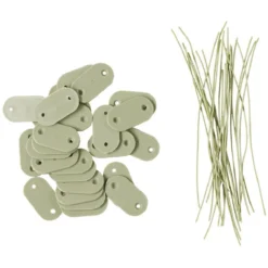 Attache canisse verte L15 cm x10
