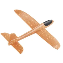 Avion planeur 48x48cm en plastique coloré moucheté (3 modèles)