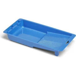 Bac à peinture plastique bleu