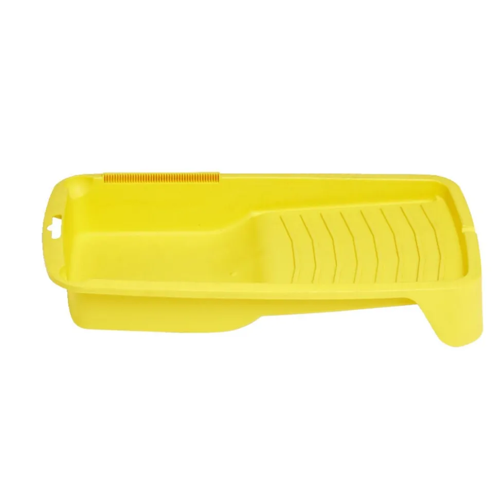 Bac à peinture plastique jaune