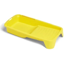 Bac à peinture plastique jaune
