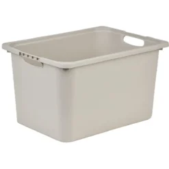 Bac plastique beige 40x29,8xH22,8cm