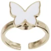 Bague spinner multicolore