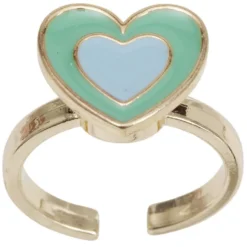 Bague spinner multicolore
