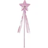 Baguette de fée étoile rose