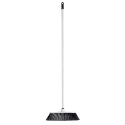 Balai avec manche en acier gris 31,5xH121cm
