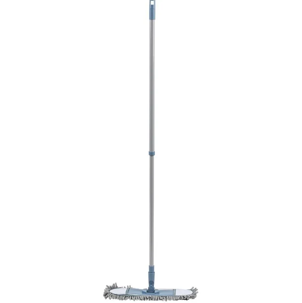 Balai plat avec manche télescopique L120 cm