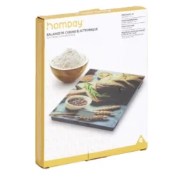 Balance de cuisine LCD 5kg à motifs 18x21cm