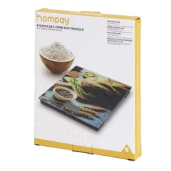 Balance de cuisine LCD 5kg à motifs 18x21cm