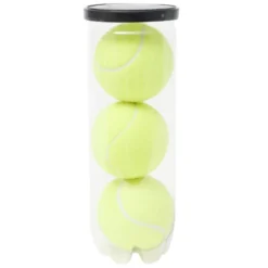 Balle de tennis x3 jaune Ø6cm