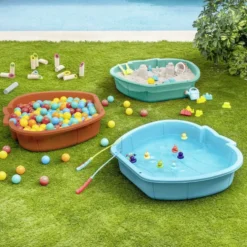 Balle plastique multicolore x50 - Ø6cm