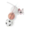 Balle pour chien caoutchouc x3 Ø5,8cm