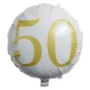 Ballon alu 50 ans Ø46cm