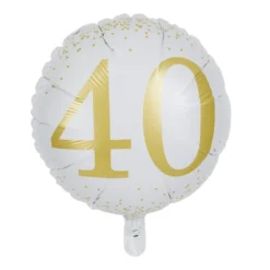 Ballon alu 40 ans Ø46cm