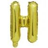 Ballon aluminium happy new year doré 34cm
