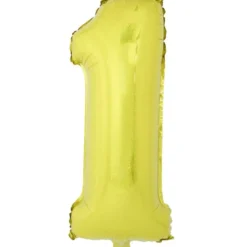 Ballon chiffre 1 aluminium