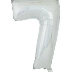 Ballon chiffre 7 en aluminium