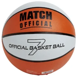 Ballon de basket orange et noir Ø24cm Match Official