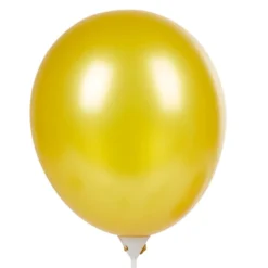 Ballon de baudruche nacré doré argenté noir x20