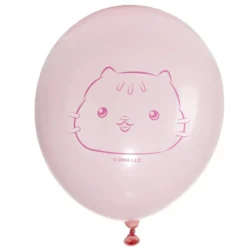 Ballon Gabby Chat x6 baudruche latex rose vert violet 13x17cm