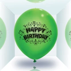 Ballon led coloré Happy Birthday x 5