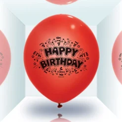 Ballon led coloré Happy Birthday x 5