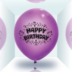 Ballon led coloré Happy Birthday x 5