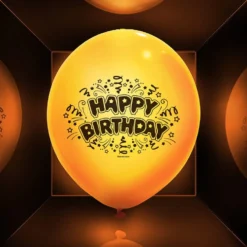 Ballon led coloré Happy Birthday x 5