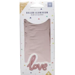 Ballon LOVE en aluminium