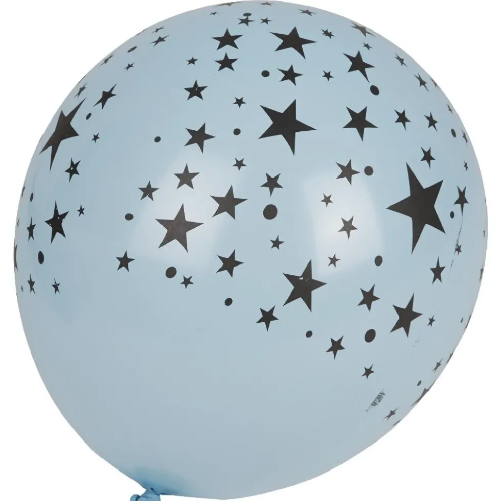 Ballon lumineux LED Illooms motifs étoiles x5