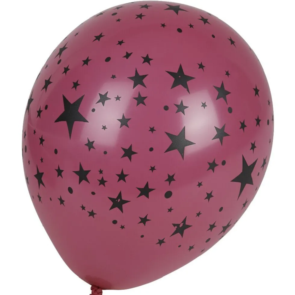 Ballon lumineux LED Illooms motifs étoiles x5