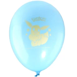 Ballon Pokémon x8 de baudruche bleu et rouge H21,5cm