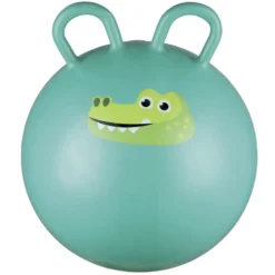 Ballon sauteur enfant gonflable avec poignées Ø47xH45cm (3 modèles)