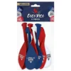Ballons Cocorico x6 Allez la France bleu blanc rouge L30cm