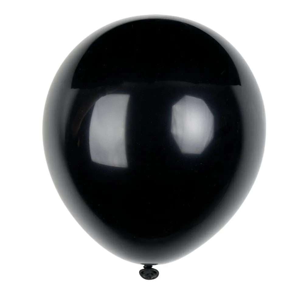 Ballon thème nuit doré et noir x9