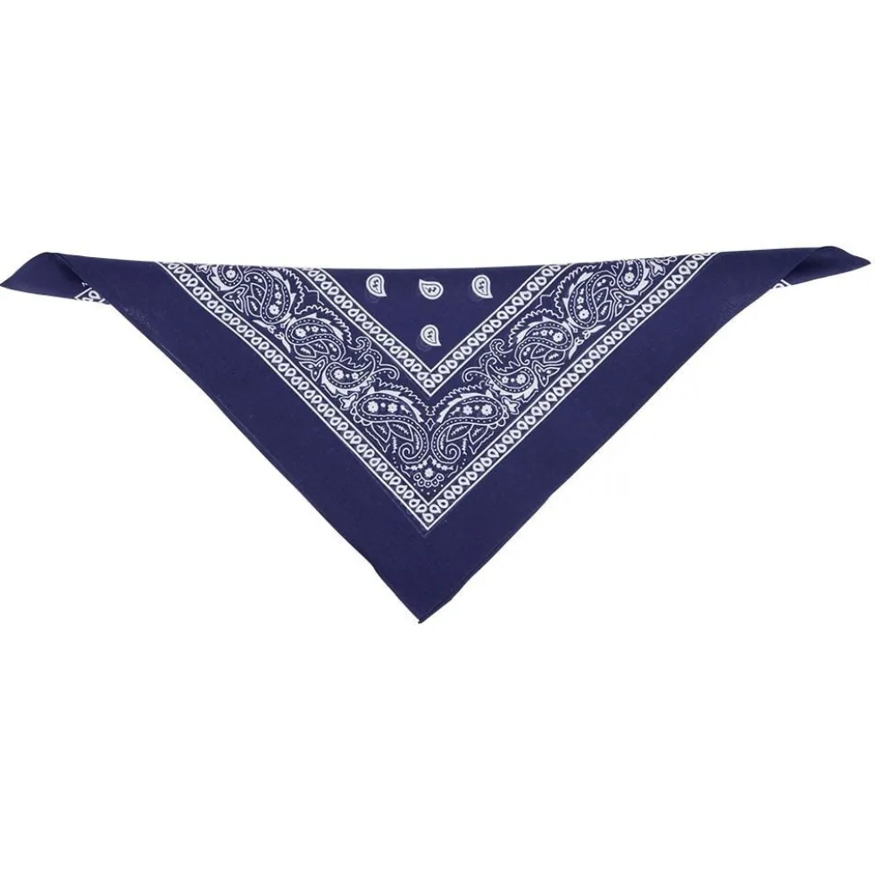 Bandana motif paisley coloré 100% coton 53x53cm