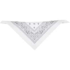 Bandana motif paisley coloré 100% coton 53x53cm