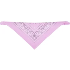 Bandana motif paisley coloré 100% coton 53x53cm