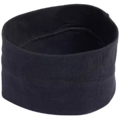 Bandeau large maille noir