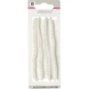 Bandeau élastique perles imitation blanc