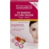 Bande de cire froide visage et maillot x20
